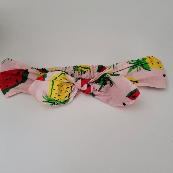 TWO HEADBANDS with fruit and tropical designs for women, hair accessories - Picture 8 of 11